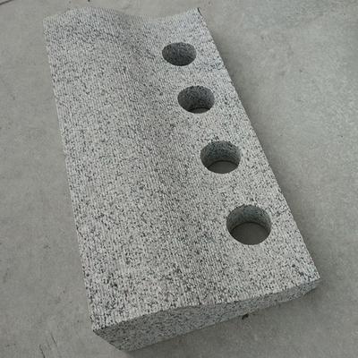 S型側石 花崗巖排水側石 圓孔排水孔石材側石價格